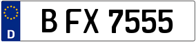 Truck License Plate